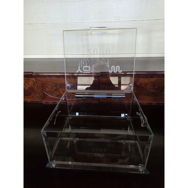 Contemporary Rare King Ranch & Y O Bar Crystal Humidor #1/25 For Sale - Image 3 of 12