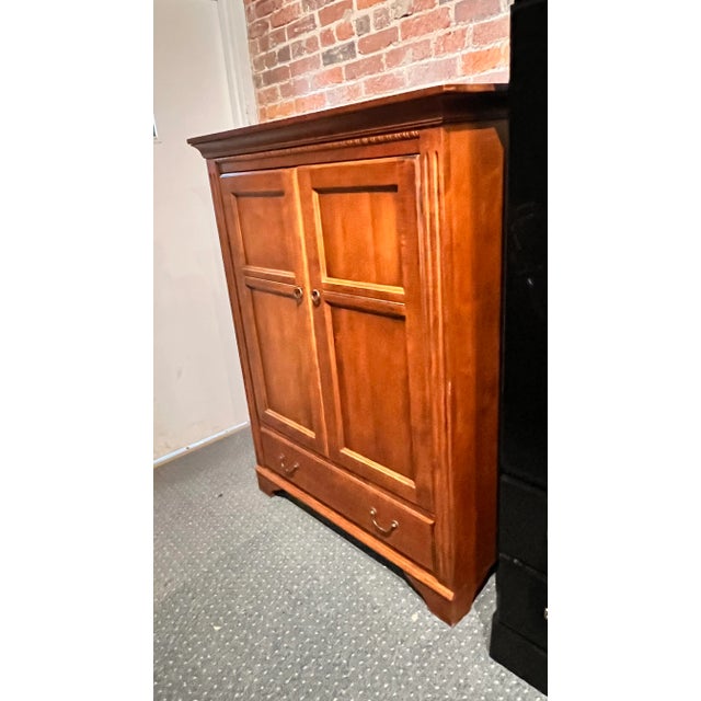 Wood 1990s Ethan Allen Country Crossings Media Armoire For Sale - Image 7 of 10