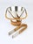 Vintage Nickel-Plated Ice Bucket and Tongs by Carl Auböck, Austria, 1950s, Set of 2 For Sale - Image 9 of 16