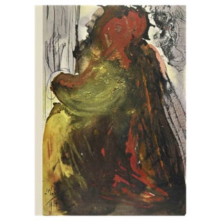 Salvador Dali, David's Mourning At The Death Of Saul, Lithograph, 1964 For Sale