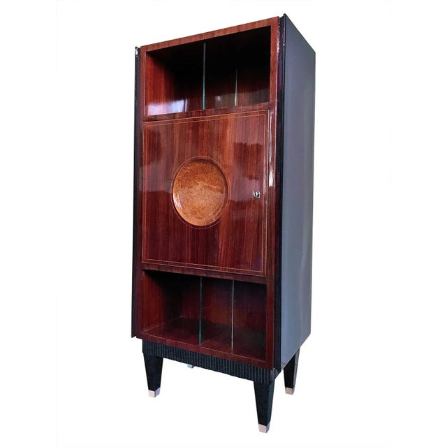Mid-Century Italian Teak Secretaire, 1950s For Sale - Image 14 of 14