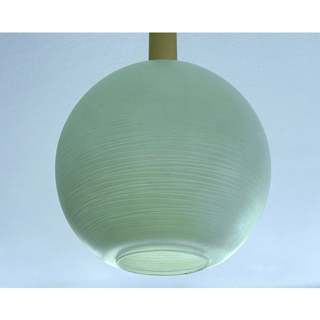 Vintage Italian Pendant Light in Glass, 1950s For Sale - Image 9 of 18