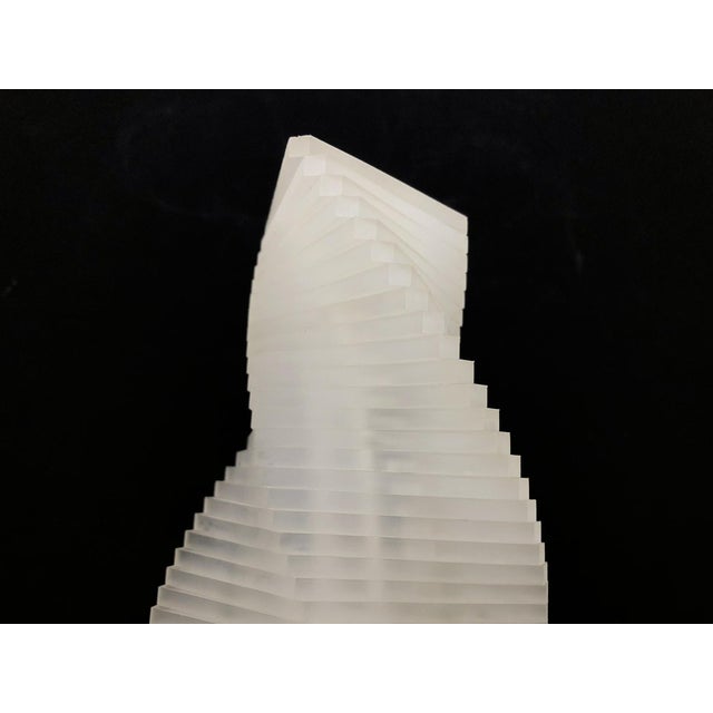 Soliflore Vase in Helical Resin by T. Perez, 1960s For Sale - Image 3 of 11
