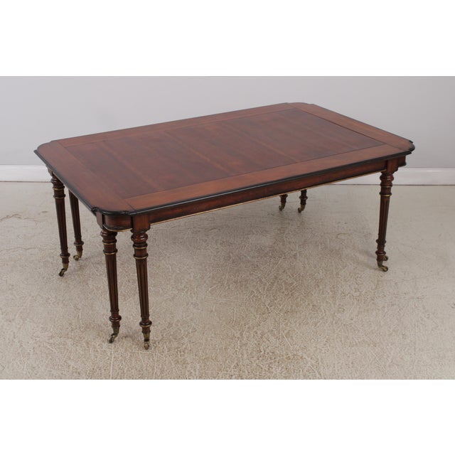 Age: Approx: 20 Years Old Details: Factory Distressed Mahogany Brass Capped Feet & Casters Fine Carved Details High...