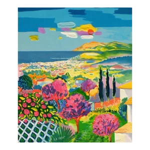 1990 Jean Claude Picot French Riviera Lithograph