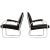 Black Warren McArthur for Namco Lounge Chairs - A Pair For Sale - Image 8 of 8