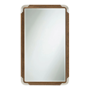 Walnut Art Deco Mirror