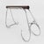Wood 1940s Jacques Adnet Art Deco Chrome and Wood Bottle Holder Wine Pourer Server For Sale - Image 7 of 11