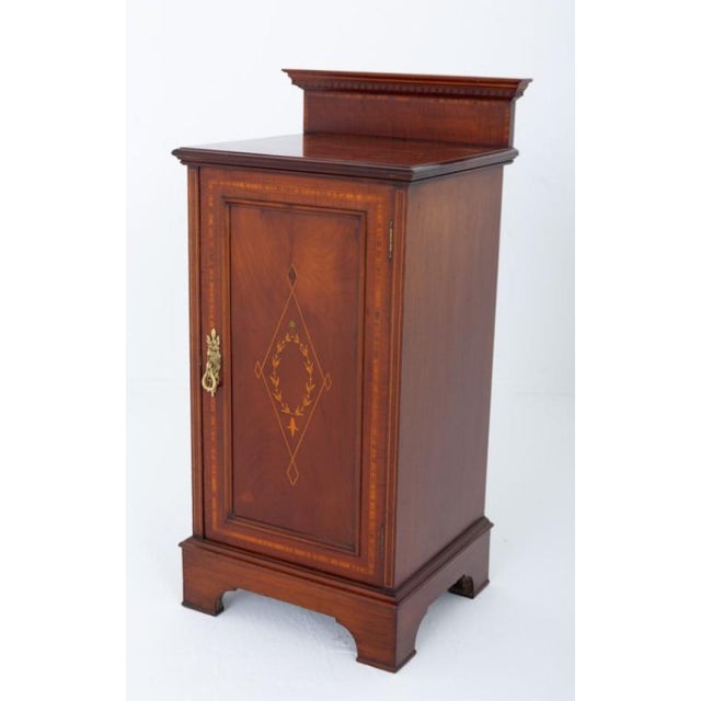 Antique Sheraton Nightstand, 1890s For Sale - Image 3 of 8