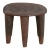 Small Solid Wood Carved Nupe Table For Sale