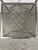 Mid 20th Century Set of 4 Mid 20th Century Silver Metal Faux Chippendale Bamboo Chairs For Sale - Image 5 of 11