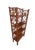 Vintage Chinoiserie Tortoiseshell Bamboo & Rattan 4-Tier Etagere Bookshelf For Sale - Image 4 of 12