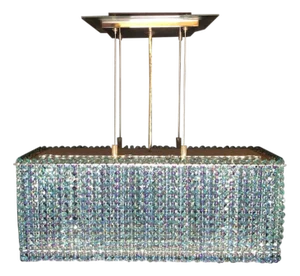 Late 20th Century Swarovski "GlitterBox" Form Chandelier
