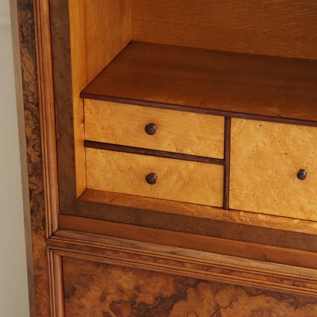 This elegant secretary desk belongs to the Biedermeier or Late Biedermeier period and was crafted around the mid-19th...