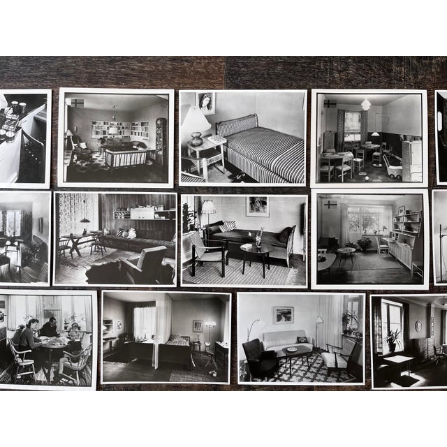 Original Photos of Scandinavian Furniture, Sweden, 1951, Set of 18 For Sale - Image 3 of 10