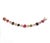 Classical Roman Bochic "Capri" Ruby & Multi Color Sapphire Bracelet Set In 18K Gold & Silver For Sale - Image 3 of 18