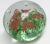 Vintage Flower Glass Paperweight For Sale - Image 4 of 9
