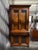Bookcase or Display Cabinet Burl Wood and Twist Columns, Mid 20th Century For Sale - Image 4 of 14