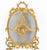 Metal Antique French Rococo Revival Brass Fire Screen, 1800s For Sale - Image 7 of 13