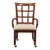Bassett Furniture Traditional Contemporary Style Window Back Dining Arm Chairs For Sale