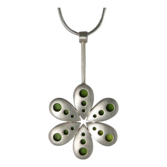 Roboflower Necklace by Carrie Hoffnagle, Attributed For Sale