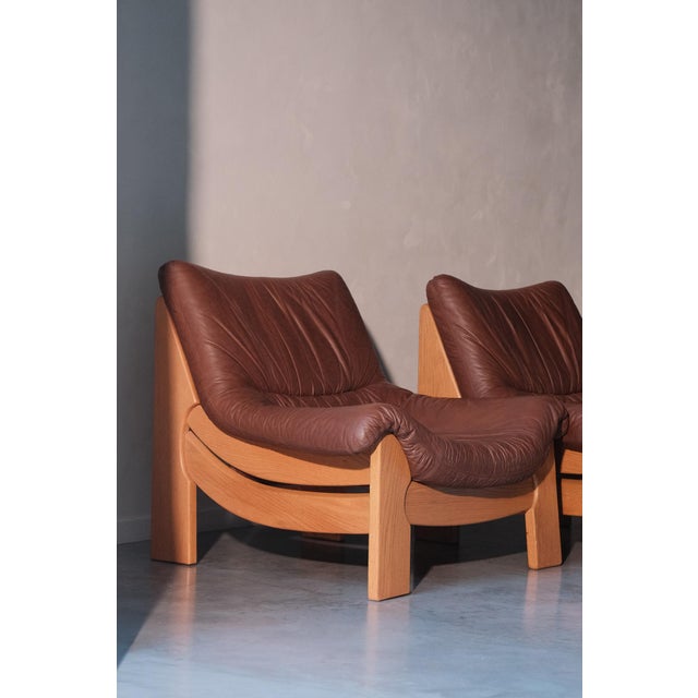 Lounge Chairs from Maison Regain, 1970s, Set of 2 For Sale - Image 12 of 16