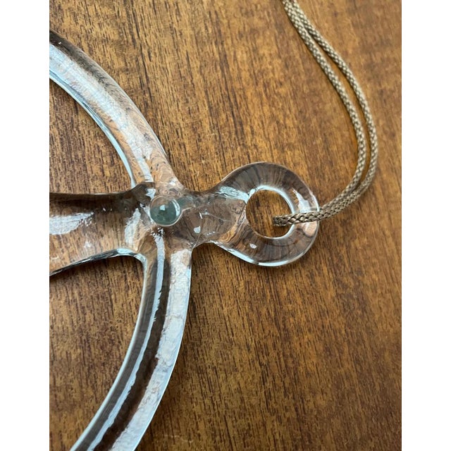 Vintage Swedish Heart Window Decoration in Glass by Bertil Vallien for Kosta Boda, 1970s For Sale - Image 11 of 15