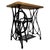 Brown Antique Industrial Style Cast Iron Side Table, 1900s For Sale - Image 8 of 10