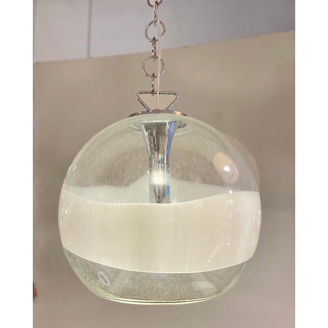 Murano Pendant Lamp by E. Fantasia & G. Poli for Sothis, 1970s For Sale - Image 3 of 13