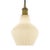 FEATURE PENDANTS Ceiling Light - A Decorative Ambient Pendant Featuring Deeply Ribbed Matt Opal Retro Shaped Glass....