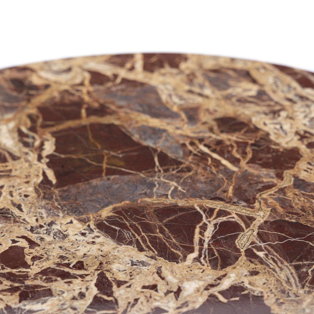 Four Hands Sophie End Table - Garnet Marble For Sale - Image 10 of 12