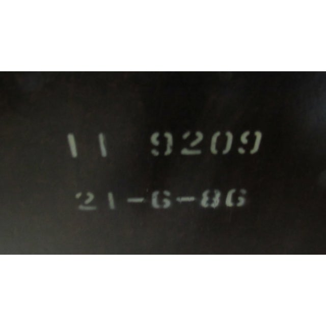 1980s Pair Ethan Allen Mahogany Four Drawer Large Nightstands Bachelors Chests For Sale - Image 9 of 9