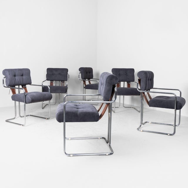 Tucroma Chairs attributed to Guido Faleschini, 1970s, Set of 6 For Sale - Image 13 of 13