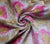 Mid-Century Modern Pink Ikat Silk Velvet Pillow 20x20 | Handmade Luxury Designer Cushion For Sale - Image 3 of 7