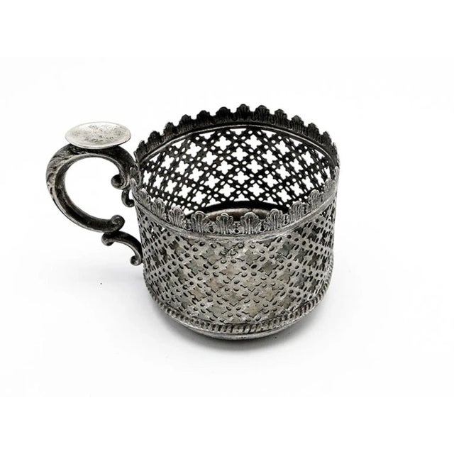 Polish Art Nouveau Tea Basket from Norblin, 1890s, in Very Good conditions. Designed 1890 to 1919 This piece has an...