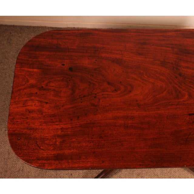 English Mahogany Console, 18th Century For Sale - Image 9 of 11