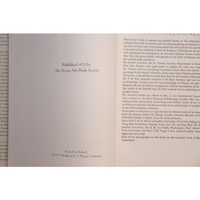 Traditional Asiatic Art by H. F. E. Visser 1952 For Sale - Image 3 of 5