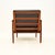 Vintage Danish Teak and Leather Armchair by Christian Jensen for Haslev, 1960 For Sale - Image 6 of 12