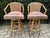 1990s 1990s Vintage Pair of McGuire San Francisco Woven Leather Swivel Stools For Sale - Image 5 of 7