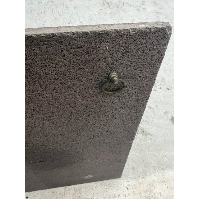 Wall Plaque in Enameled Lava Stone by JG Picard, 1970s For Sale - Image 4 of 7