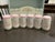 1990s Pfaltzgraff Tea Rose Wall Spice Rack With 12 Canisters with Shelf New Rare Complete Set For Sale - Image 17 of 18