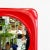 Mid-Century Modern Italian Red Plastic Mirror, 1980s For Sale - Image 6 of 9