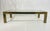 Mid-Century Modern Vintage American Brass & Glass Coffee Table Attributed to Mastercraft For Sale - Image 3 of 18