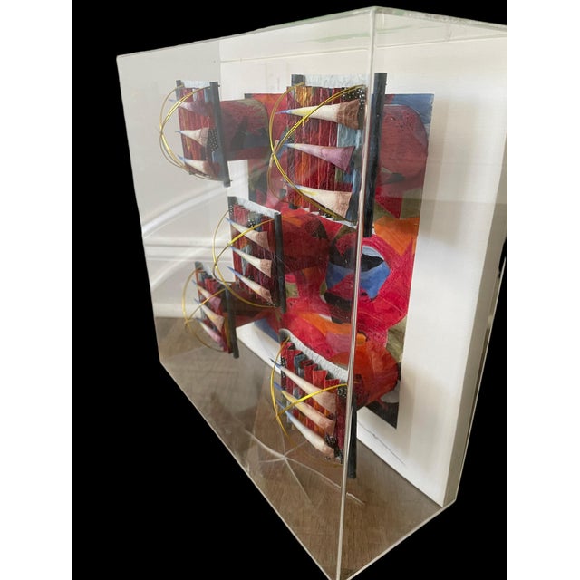 Akiko Sugiyama Original Mixed Media, Framed For Sale - Image 10 of 10