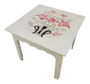Habersham Plantation Paint Decorated Side Table