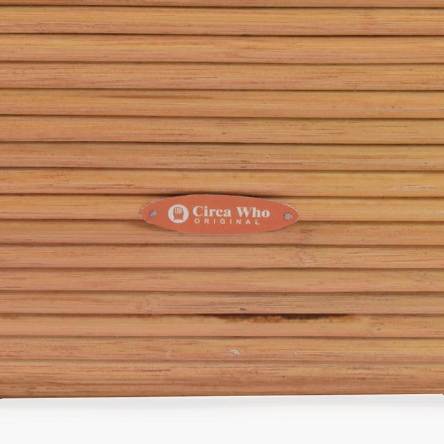 2020s Pair of Pencil Reed Pod Chairs For Sale - Image 5 of 8