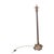 Silver Vintage Art Deco Floor Lamp, 1920 For Sale - Image 8 of 8