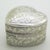 Vintage Italian Genuine Silver 800 Heart-Shaped Trinket Box with Floral Detail, 1980s For Sale - Image 4 of 13
