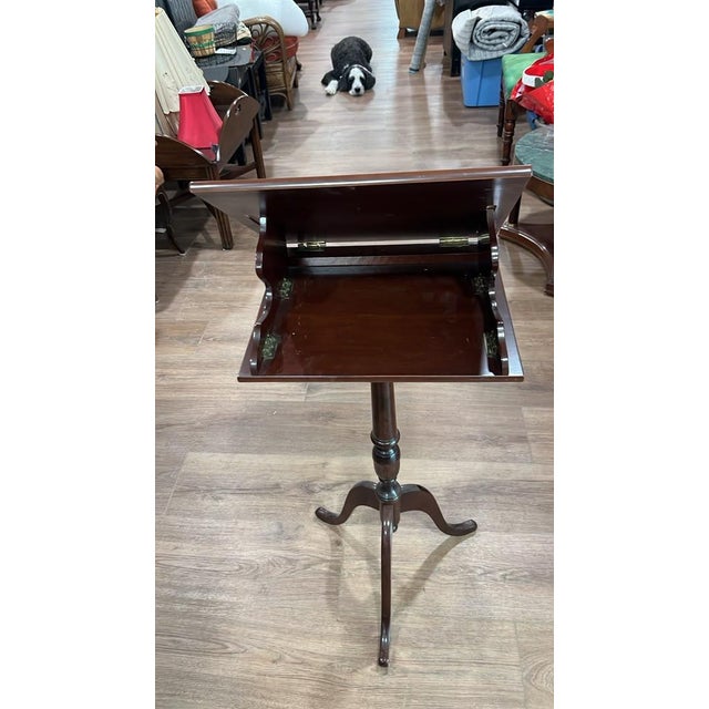 Wood Vintage Wooden Lectern / Music Stand For Sale - Image 7 of 7