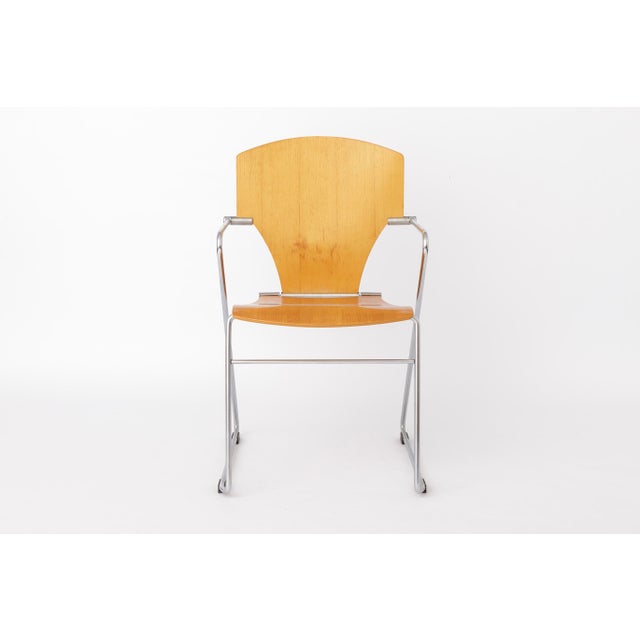 Postmodern Spanish Egoa Chair Model 300 by Josep Mora for Stua, 1988 For Sale - Image 10 of 10